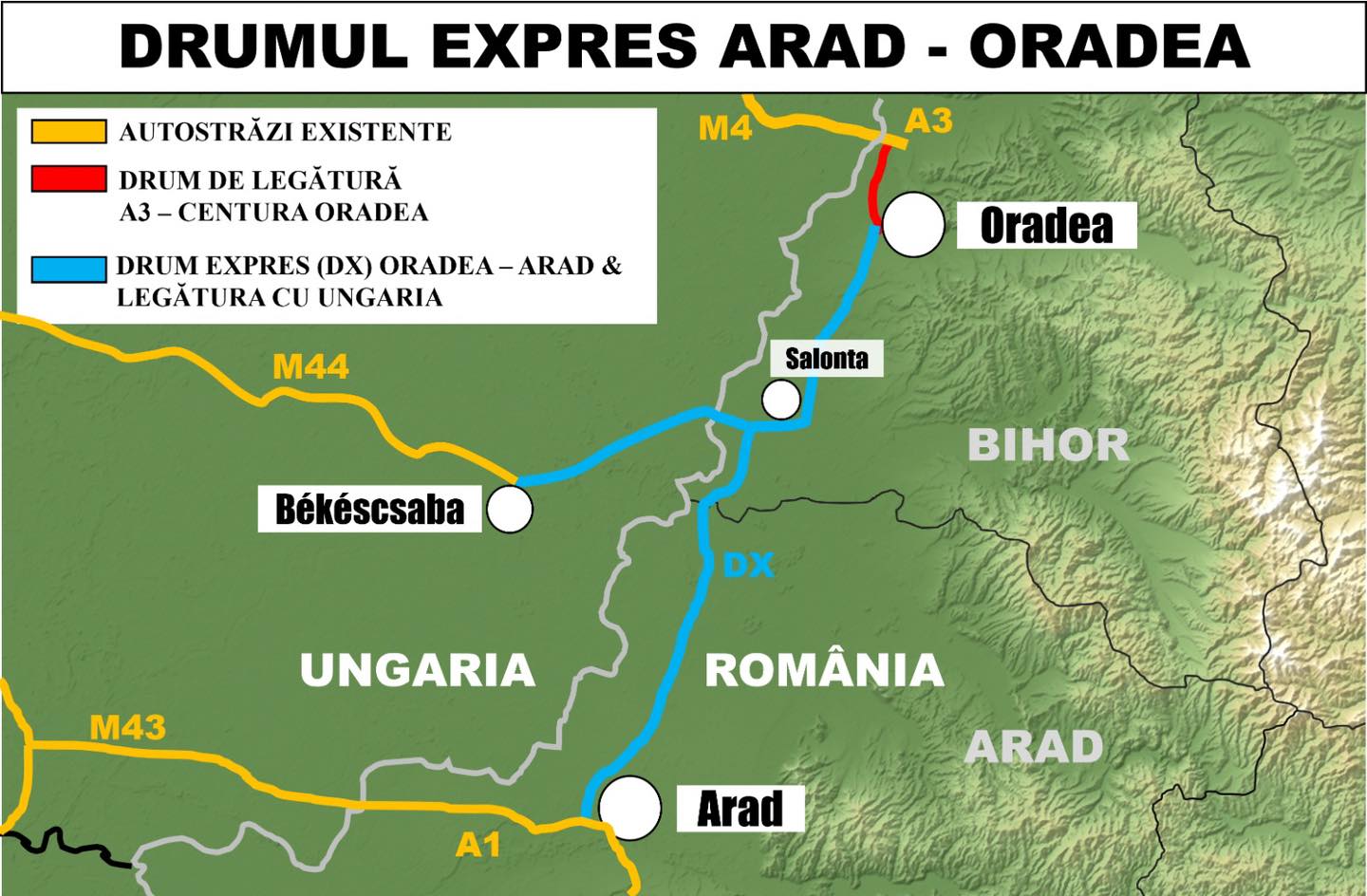 Drumul expres Arad-Oradea a primit OK-ul!