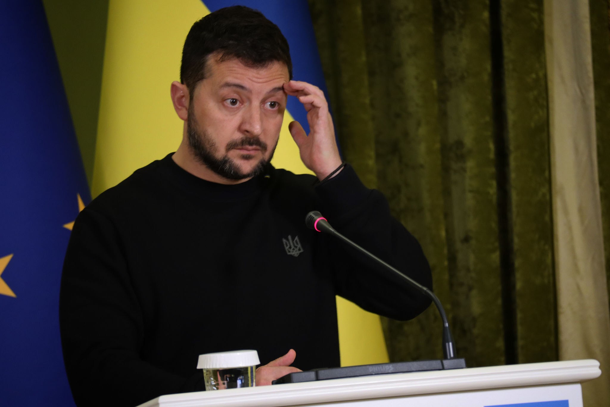 Zelenski atacă politicienii italieni în timpul vizitei la Roma
