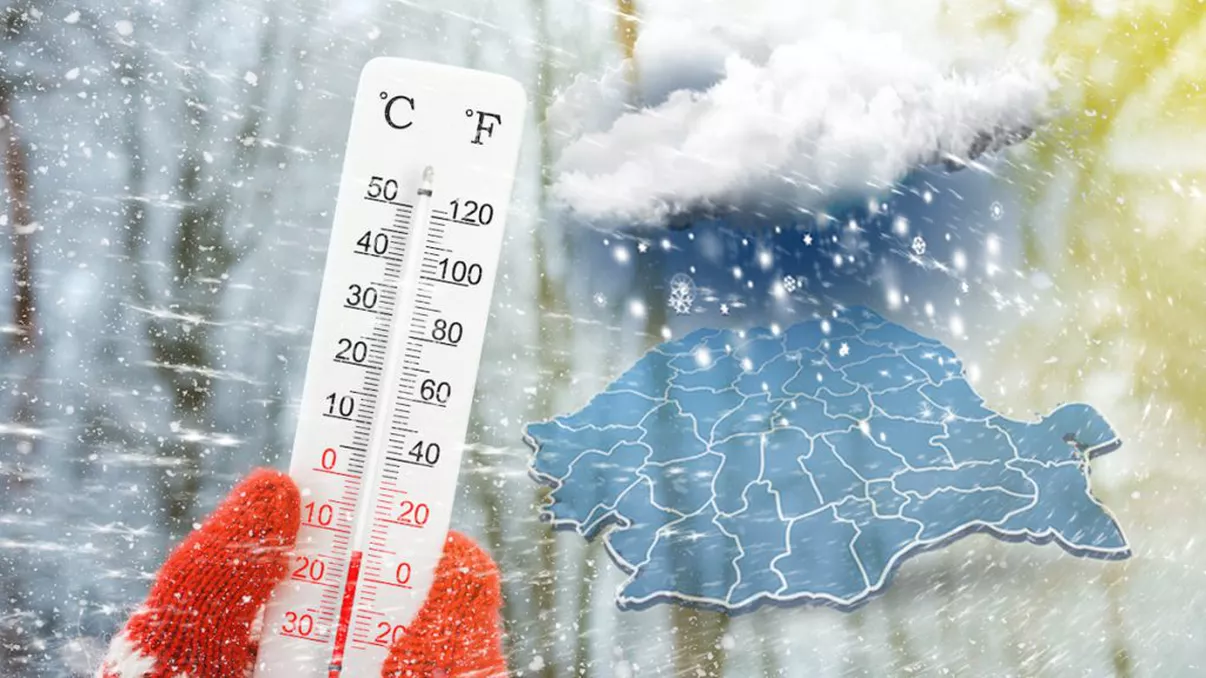 Iarna își face simțită prezența: Ninsori și lapoviță peste întreaga țară