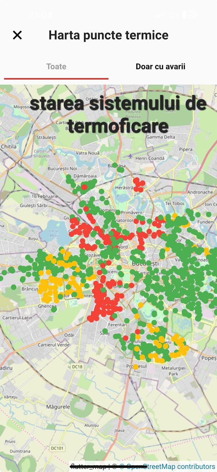 Avarie majoră în rețeaua de termoficare a Bucureștiului – Sute de blocuri fără apă caldă