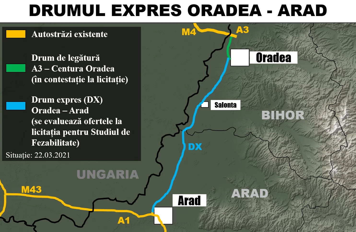 Un nou inel de centură pentru Arad – Legătura între Drumul Expres și Autostrada A1