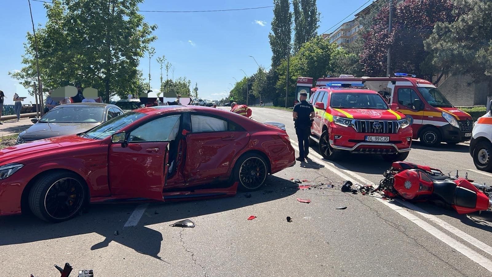 Tragedie pe străzile Galațiului – Un polițist a murit
