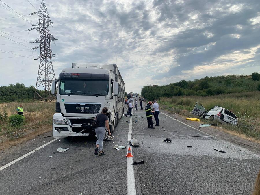 Bihor – Patru morți în urma unui accident pe DN1