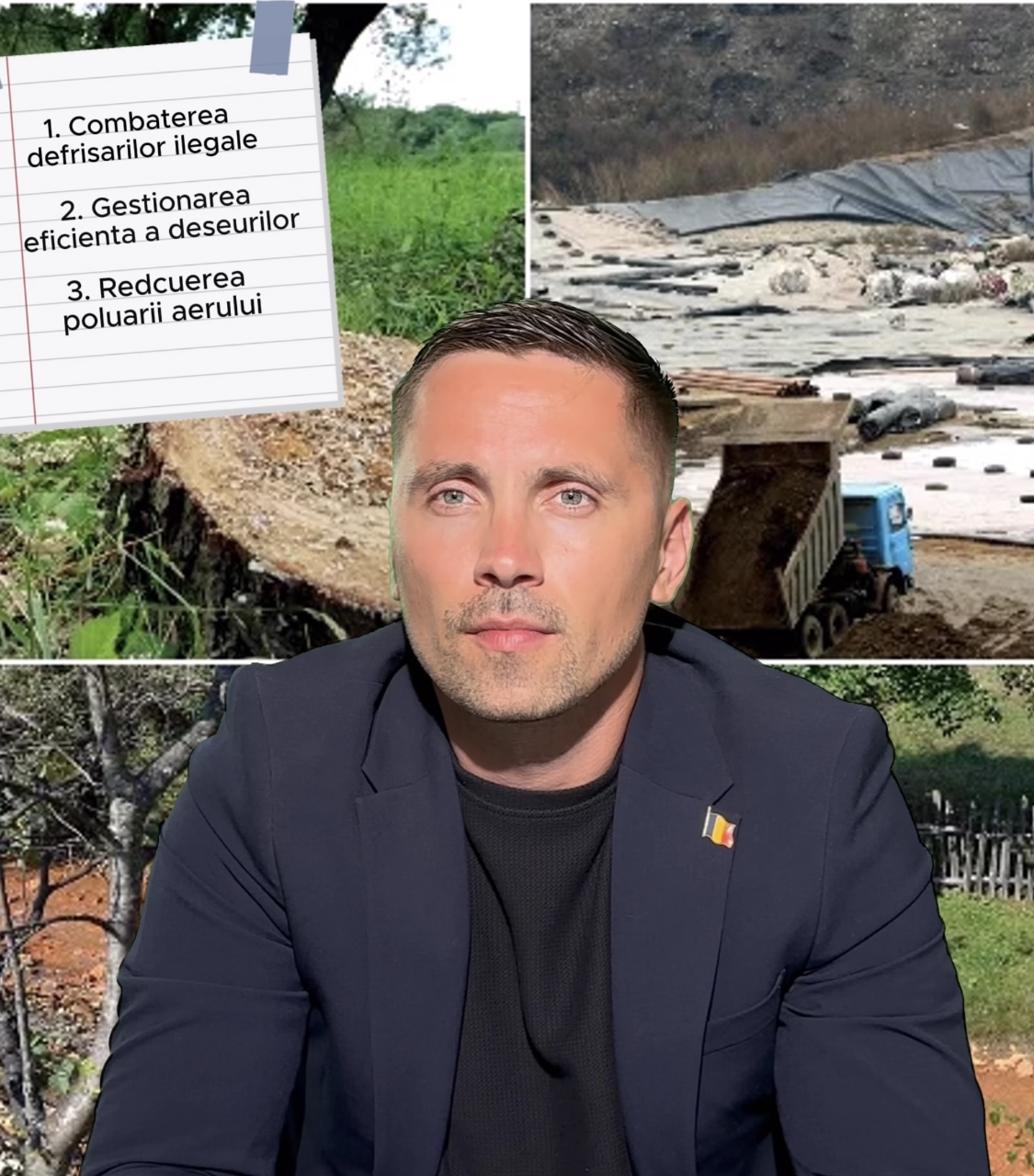 Ștefan Manolache lansează planul de combatere a furtului de lemne din pădurile României și a problemelor de mediu