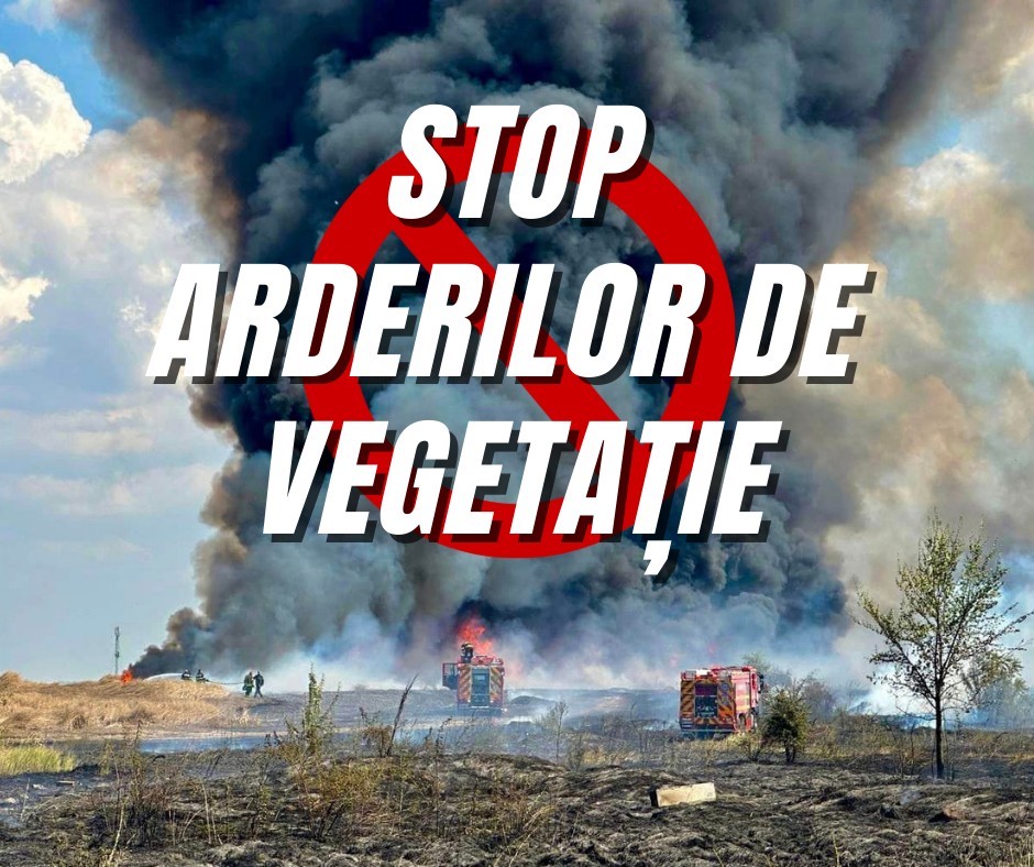 Inspectoratul General pentru Situații de Urgență lansează un apel urgent pentru stoparea igienizării terenurilor prin incendiere