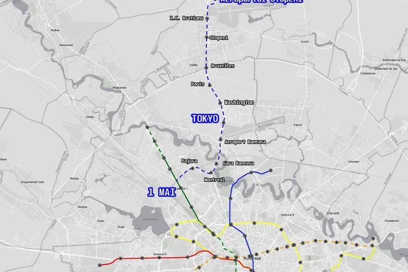 Metrorex pregătește autorizația de construire pentru tronsonul 2 al Magistralei 6