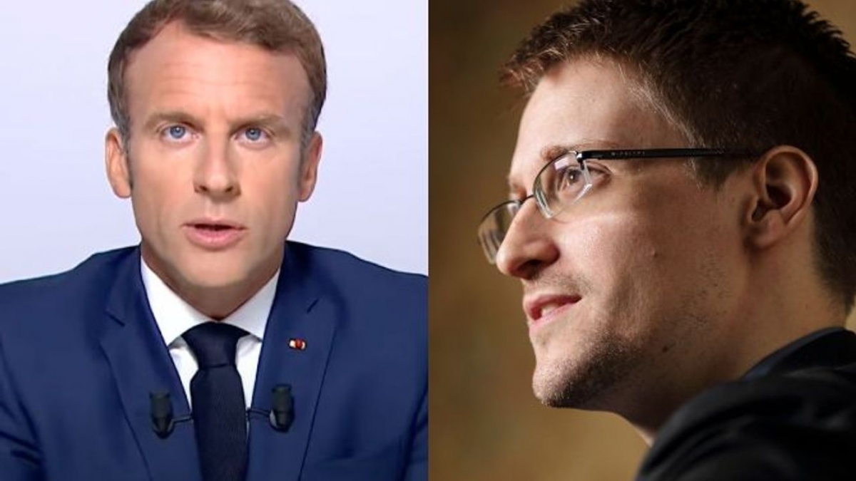 Edward Snowden îl atacă dur pe Macron în scandalul Telegram: 'Macron a coborât la nivelul luării de ostatici!'