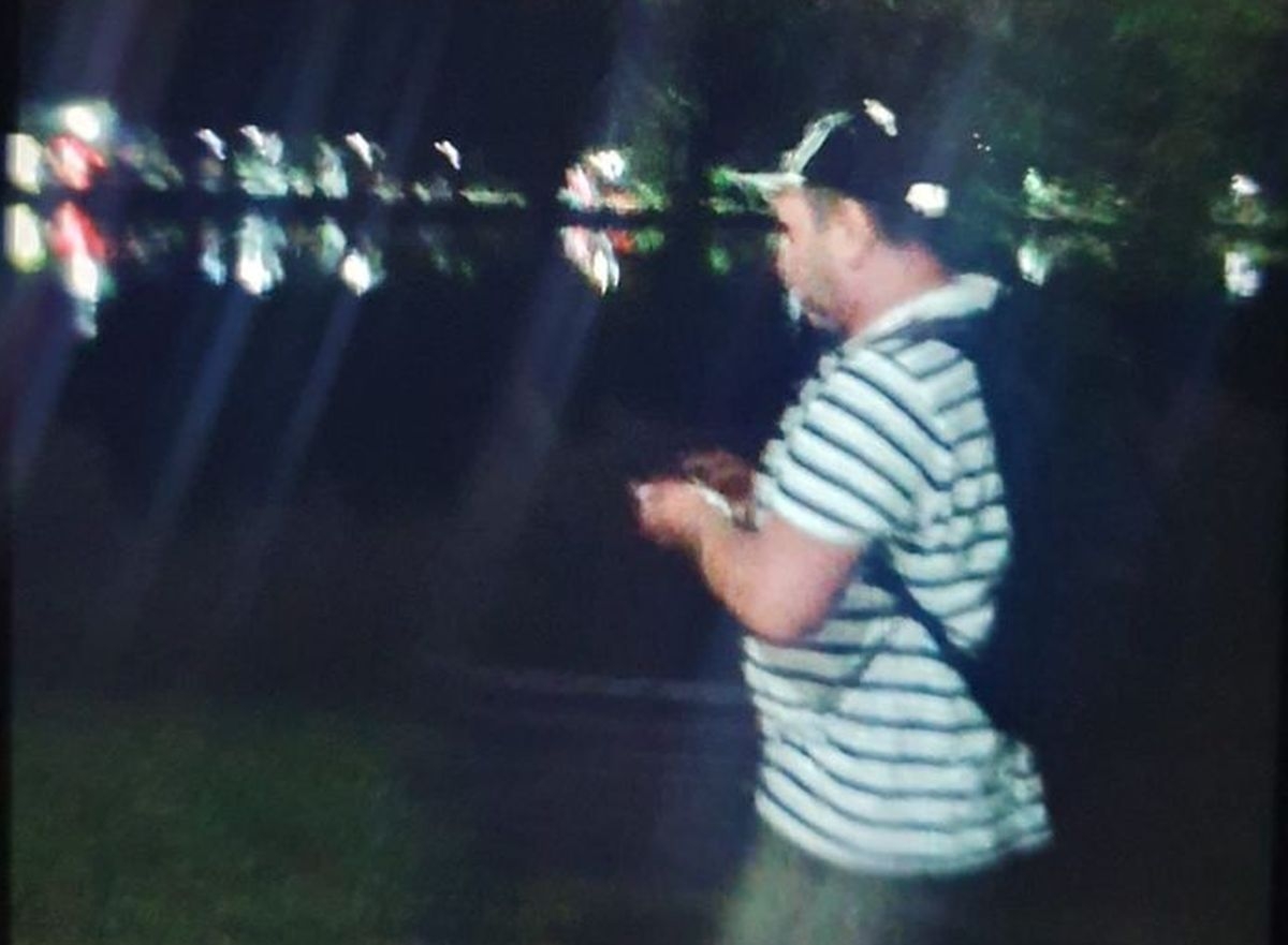VIDEO 'Piromanul' din parcul IOR a fost arestat: primele imagini cu bărbatul de 48 de ani prins de polițiști