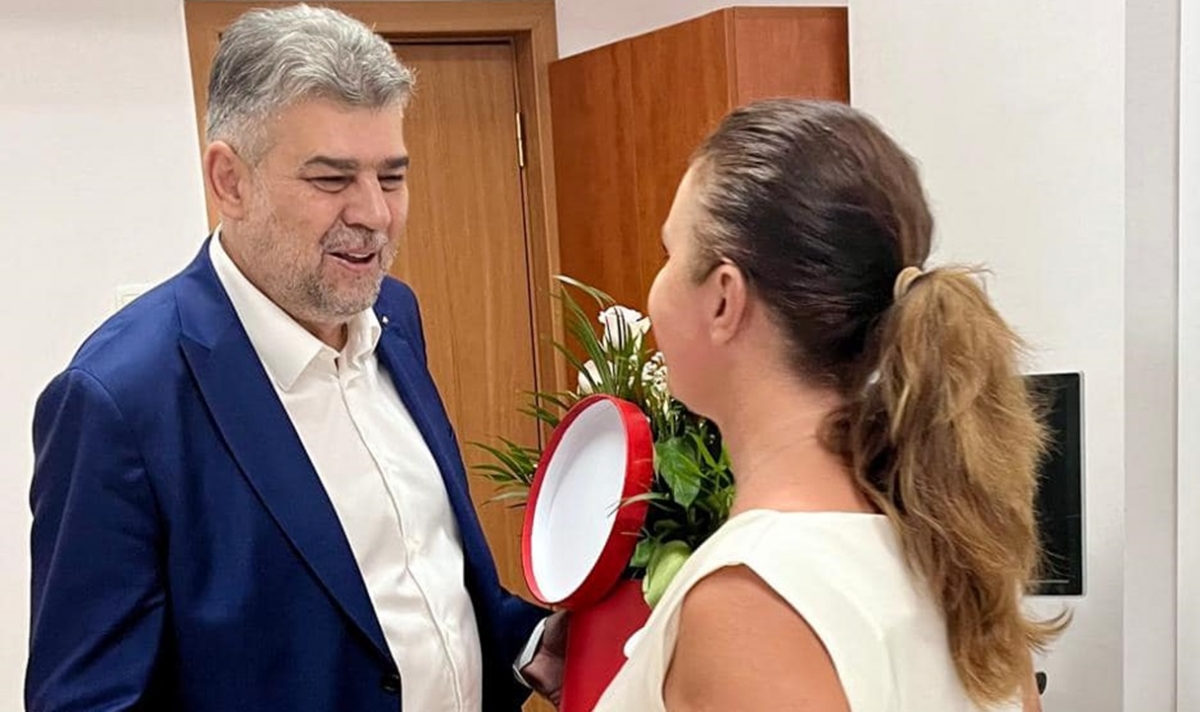 FOTO Premierul Ciolacu a vizitat-o la spital pe ministra familiei, după accidentul de marți