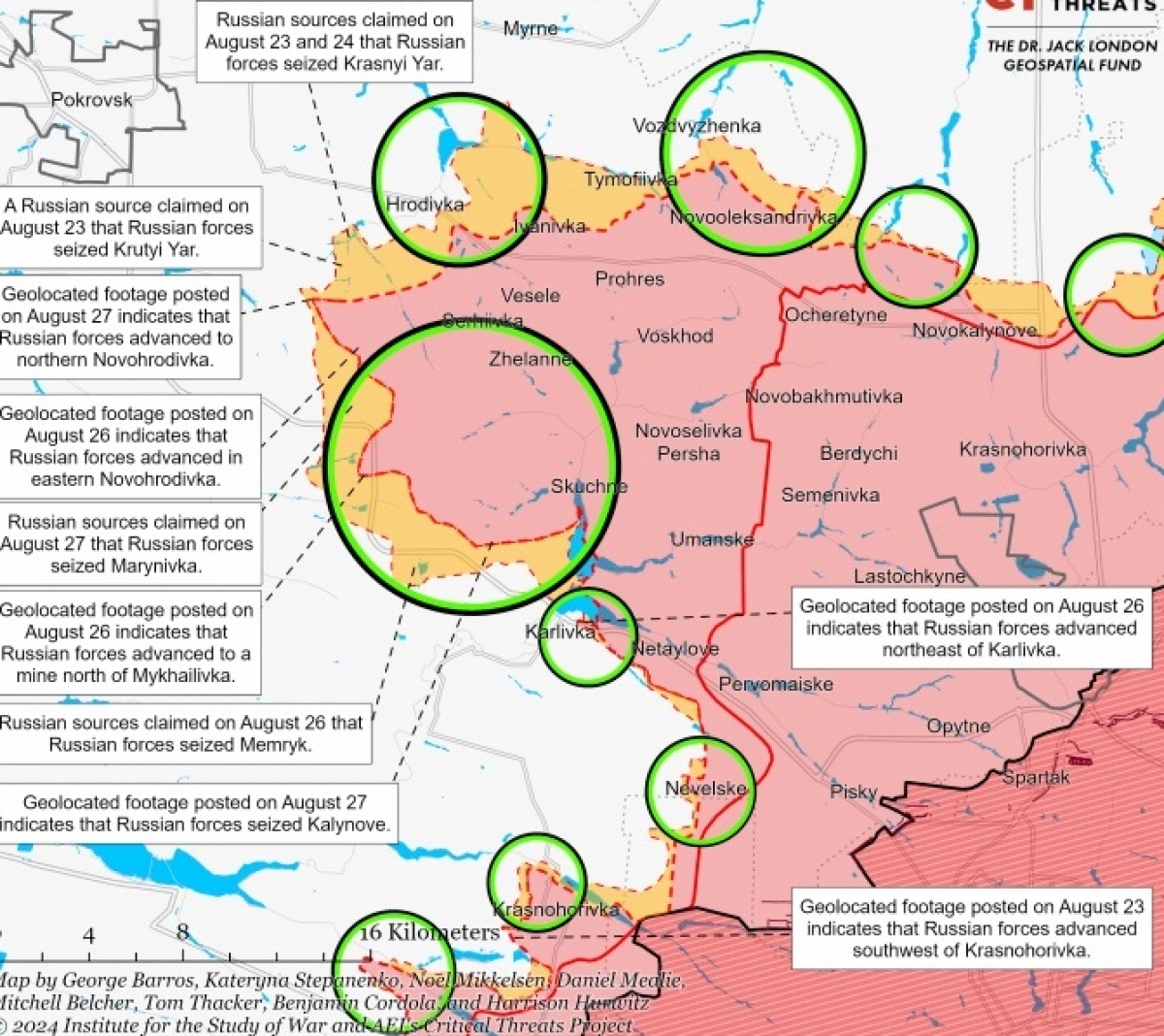 VIDEO Rușii obțin câștiguri semnificative pe frontul din Pokrovsk – ISW