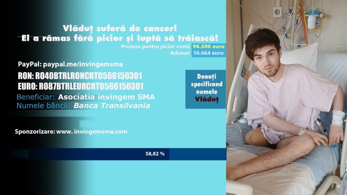 Mesajul disperat al unei mame: Fiul său se luptă cu cancerul și nu are bani pentru tratament