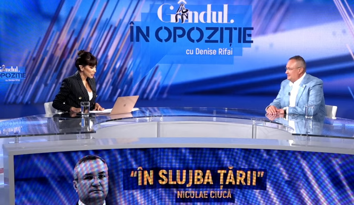 VIDEO Denise Rifai, 10 întrebări roșii pentru Nicolae Ciucă: Va produce deranj mare în partid