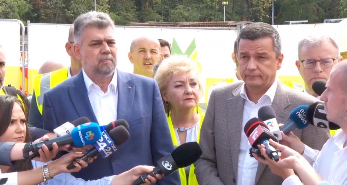 VIDEO Marcel Ciolacu verifică stadiul lucrărilor la 'Magistrala de metrou M6' / Când se va circula cu metroul de la Gara de Nord la Otopeni