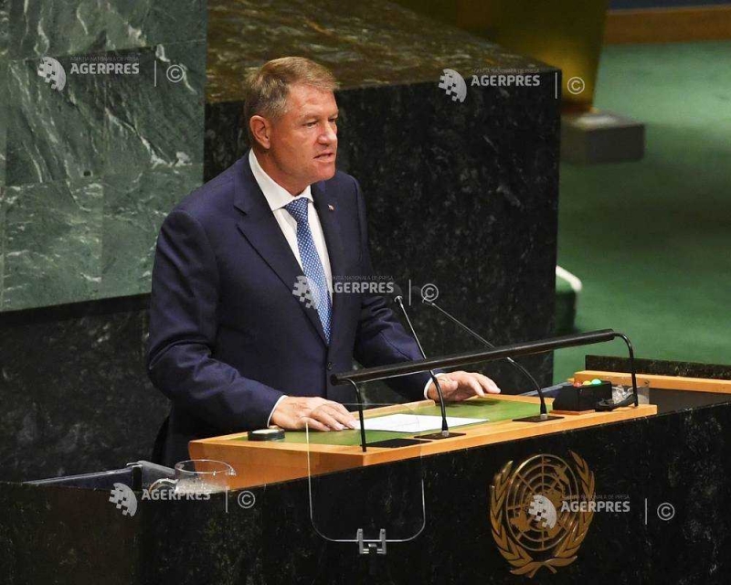 Klaus Iohannis, în SUA pentru a lua parte la cea de-a 79-a sesiune a Adunării Generale ONU