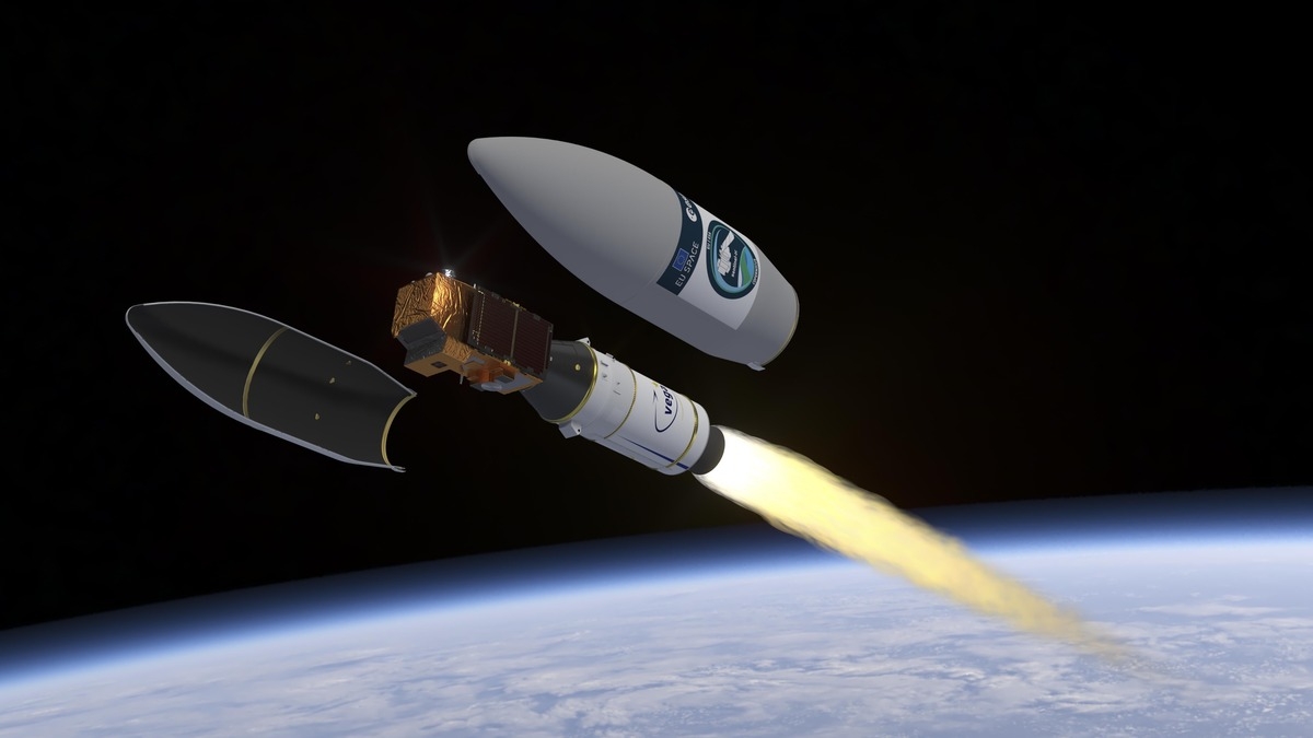 Racheta europeană Vega a plasat un satelit pe orbita Pământului în cadrul ultimei sale misiuni