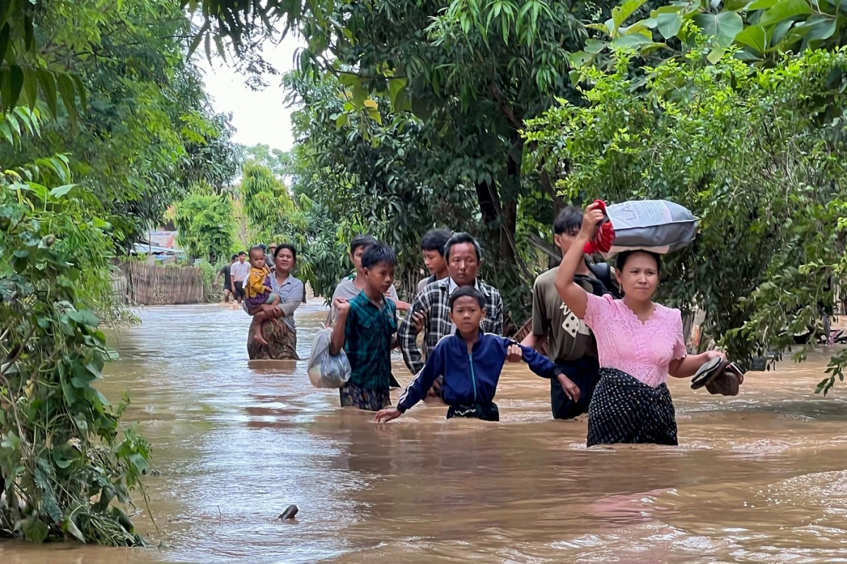 Prăpăd devastator în Myanmar: Inundațiile provocate de taifunul Yagi au lăsat în urmă 74 de victime și 89 de persoane dispărute