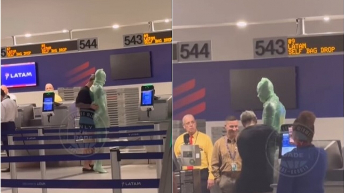 Un incident neobișnuit a avut loc pe un aeroport, unde un bărbat a fost surprins încercând să se îmbarce într-un avion complet înfășurat în folie alimentară. Acesta a încercat să se prezinte drept bagaj, stârnind uimirea celor din jur. Autoritățile au intervenit rapid, dar întrebarea care rămâne este ce l-a determinat pe acest individ să recurgă la un astfel de comportament extravagant. Această situație amuzantă, dar și puțin bizară, a provocat un val de reacții pe rețelele sociale, cu mulți internauți comentând despre cât de departe ar merge unii în căutarea aventurii sau a atenției.