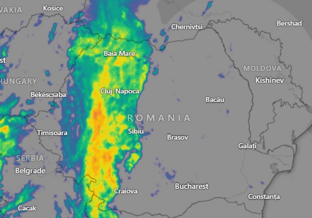 Traseul ciclonului pe harta României: Unde va lovi cu intensitate?