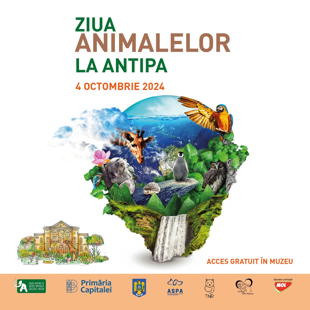 Ziua mondială a animalelor – Activități captivante la Muzeul ‘Antipa’