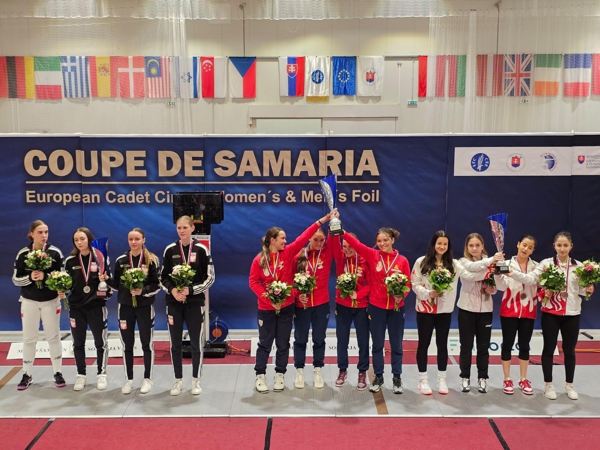Scrimă: Florile tinere ale României strălucesc cu aur la Samorin