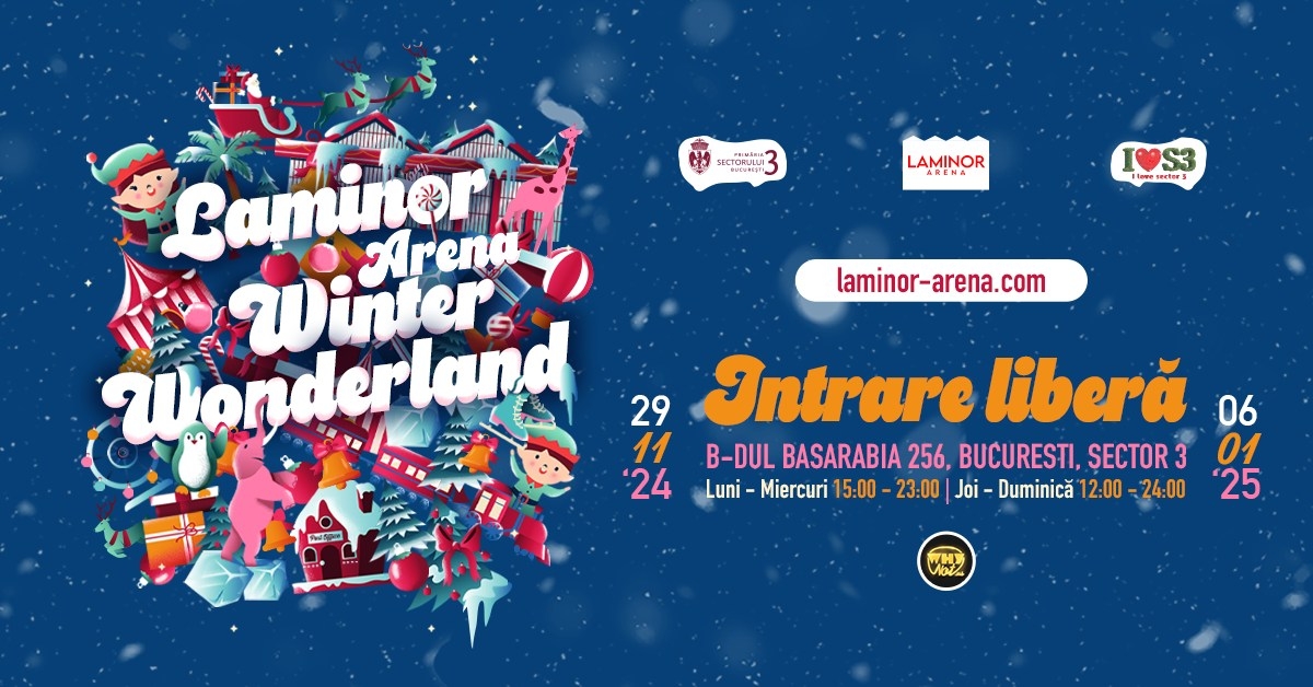 'Laminor Plaza Winter Wonderland' se deschide vineri, la Hala Laminor