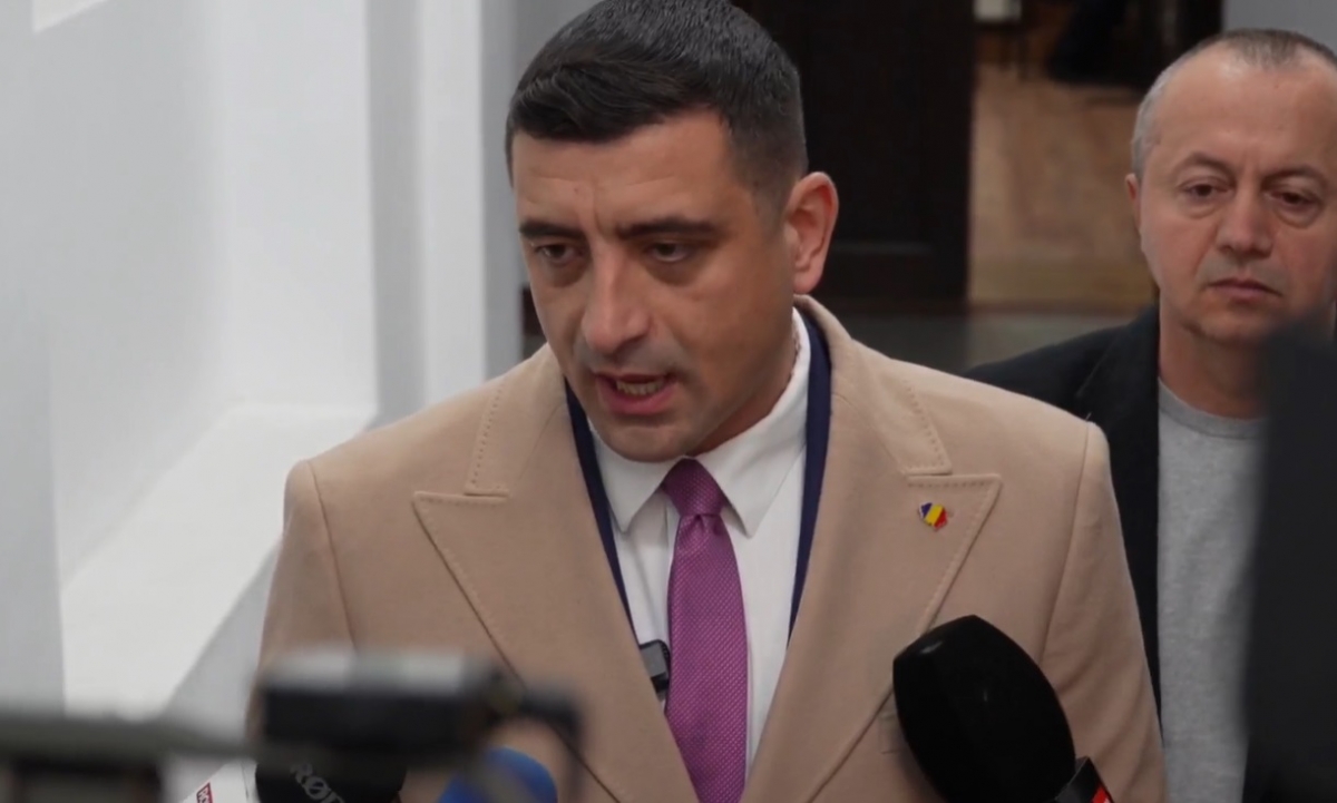 VIDEO George Simion, primul lider politic la vot: 'Lăsați-vă de coțcării'