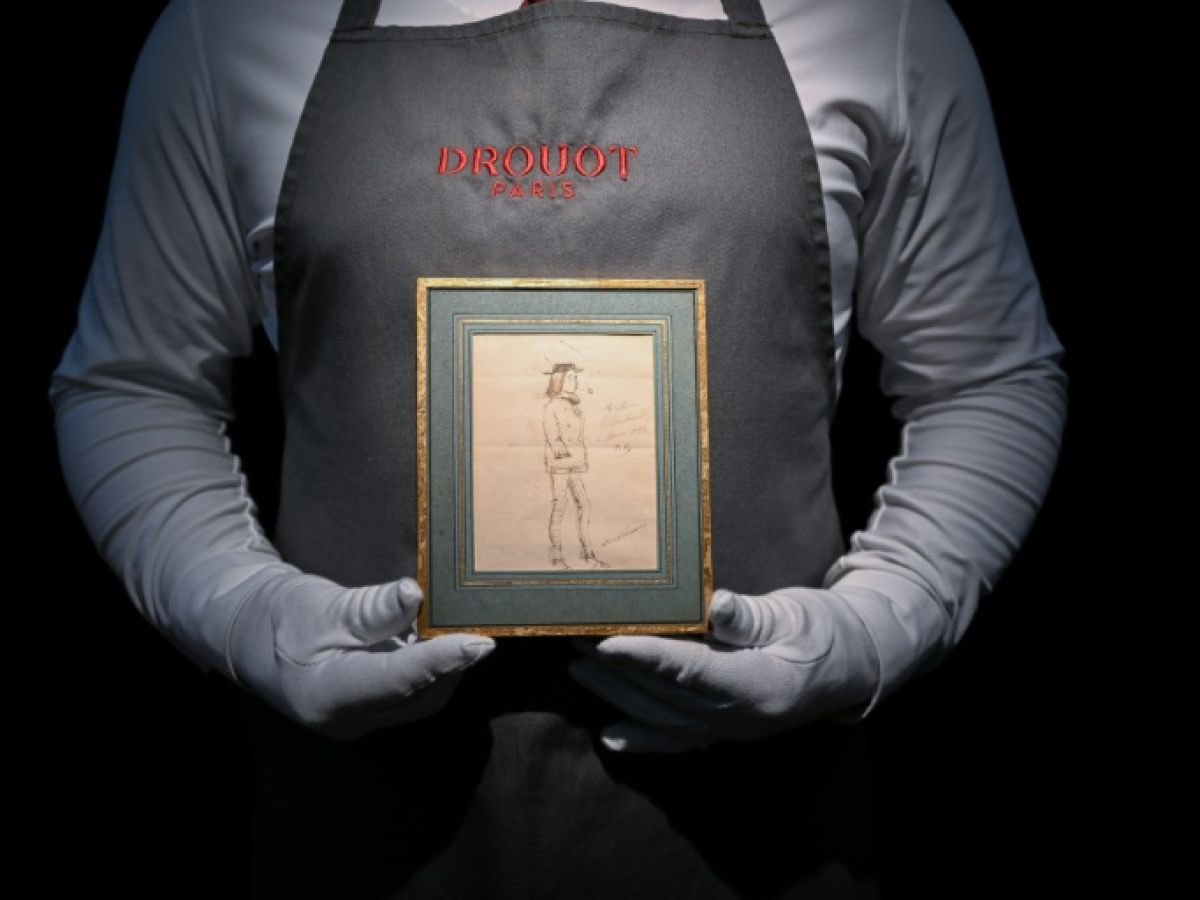 Un desen făcut de Verlaine lui Rimbaud, vândut la licitaţie cu 585.000 de euro în Franța