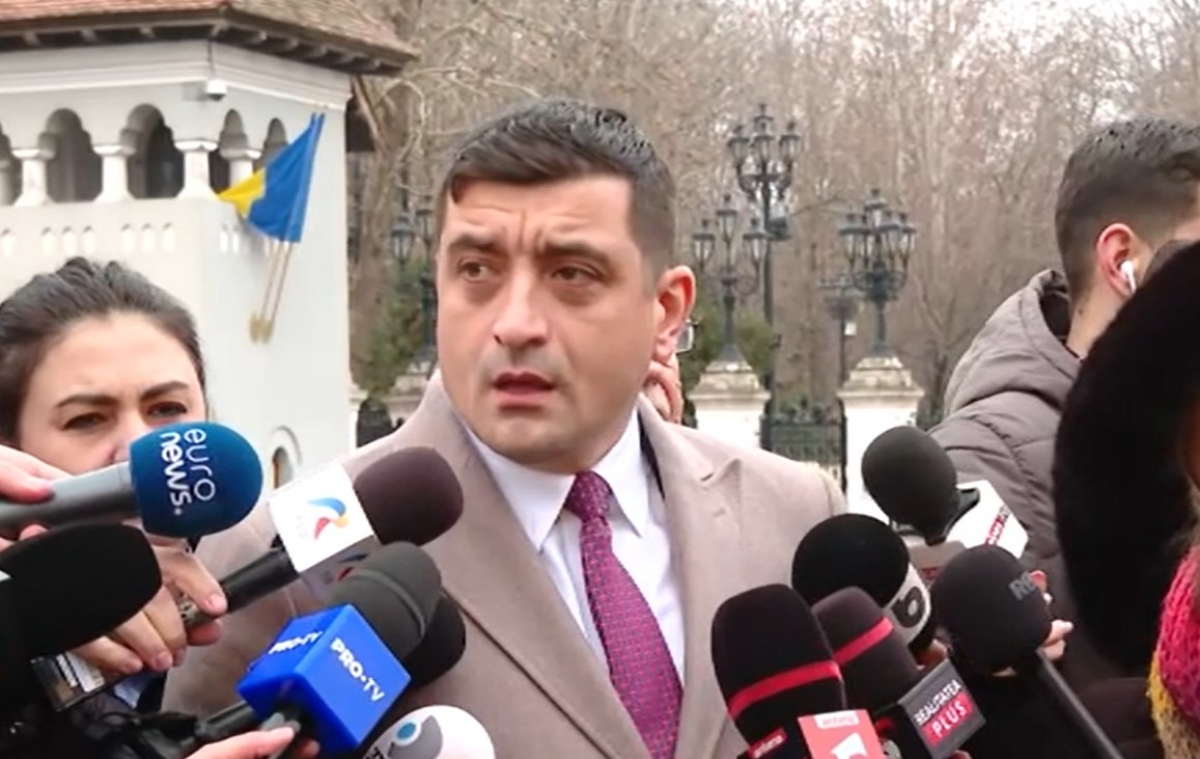 George Simion s-a dezlănțuit la protestul AUR: Iohannis și Ciolacu trebuie să își dea demisia în seara asta