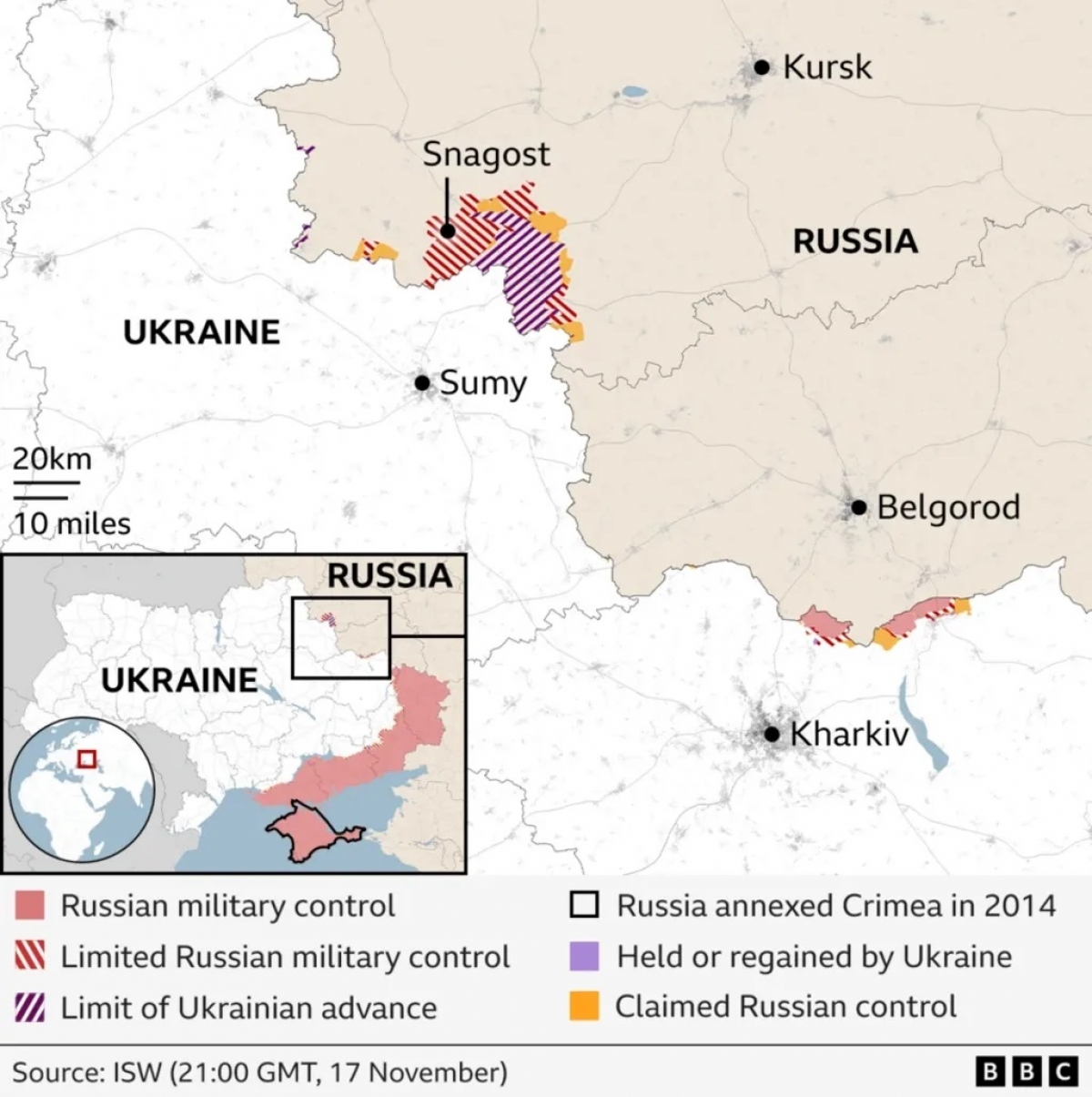 Ultimă oră: Rusia afirmă că Ucraina a lansat un contraatac în regiunea Kursk