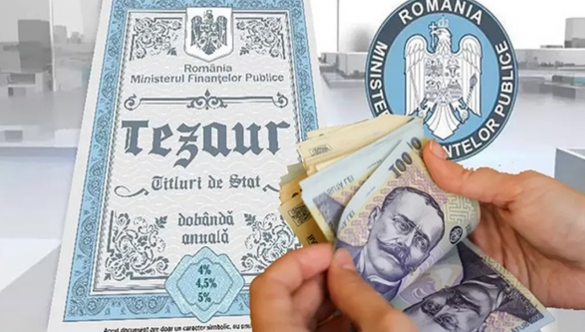 Românii pot să investească până luna viitoare în titlurile de stat Tezaur, cu dobânzi ce ajung până la 7,6%.