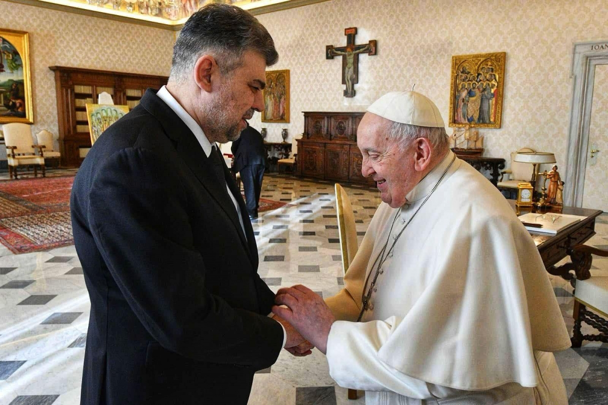 Mesajul lui Marcel Ciolacu, premierul României, cu ocazia dispariției Papei Francisc: ‘O zi de doliu pentru întreaga comunitate creștină’