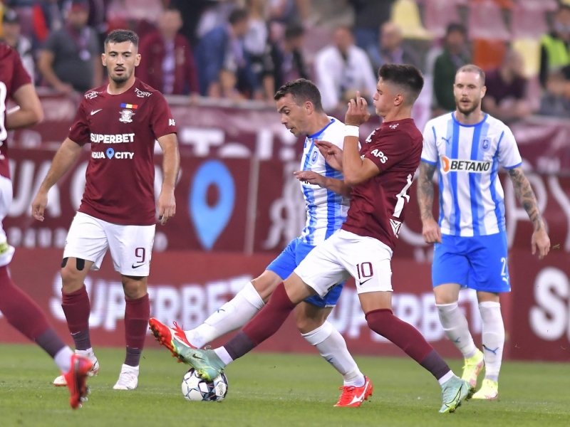 Universitatea Craiova și Rapid, confruntare între starurile ofensive ale Superligii