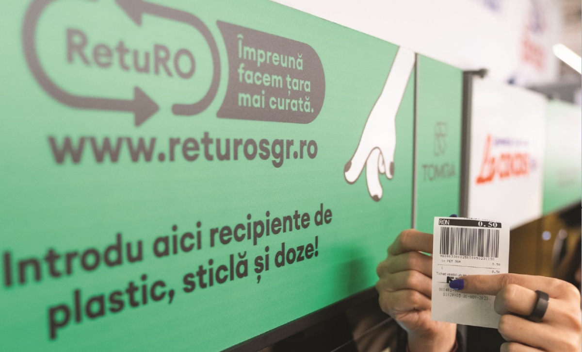 Barometrul RetuRO – În luna mai 2025 s-au colectat 438 de milioane de ambalaje SGR