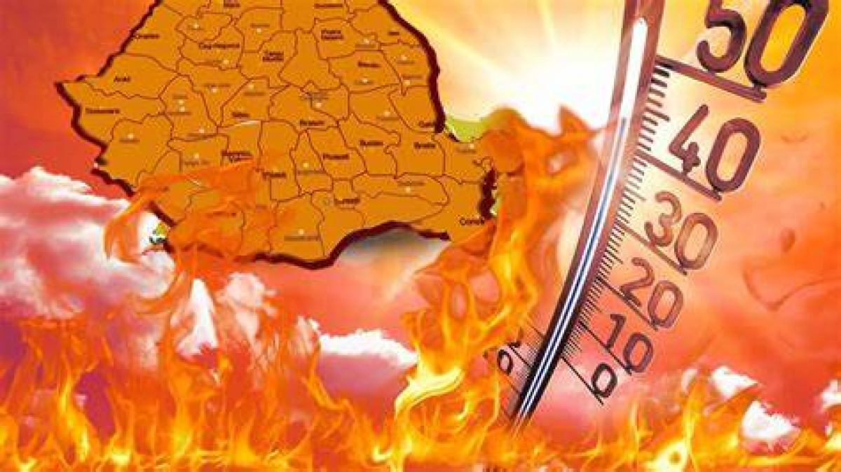 Alertă meteo: cod portocaliu și galben de caniculă în România / Temperaturi de 40 de grade