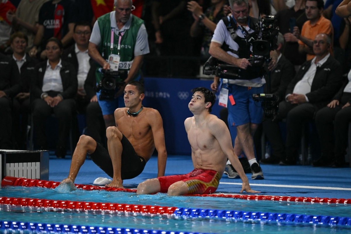 David Popovici, în finala probei de 200 de metri liber la Campionatul Mondial de Nataţie
