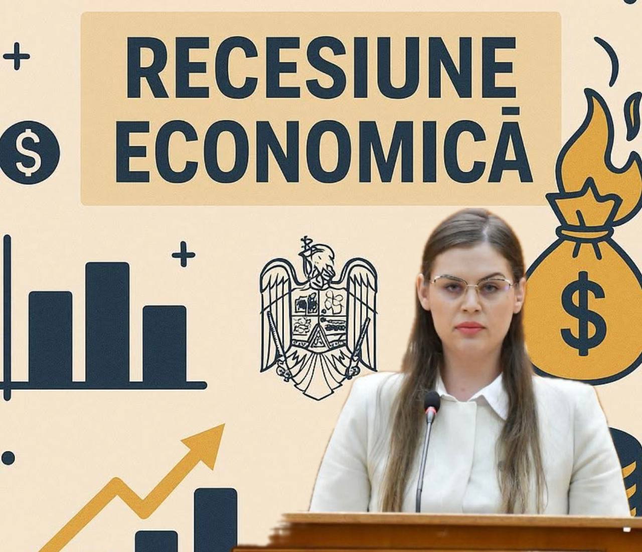 Analiza declarațiilor deputatei Codruța Corcheș despre riscul de recesiune economică
