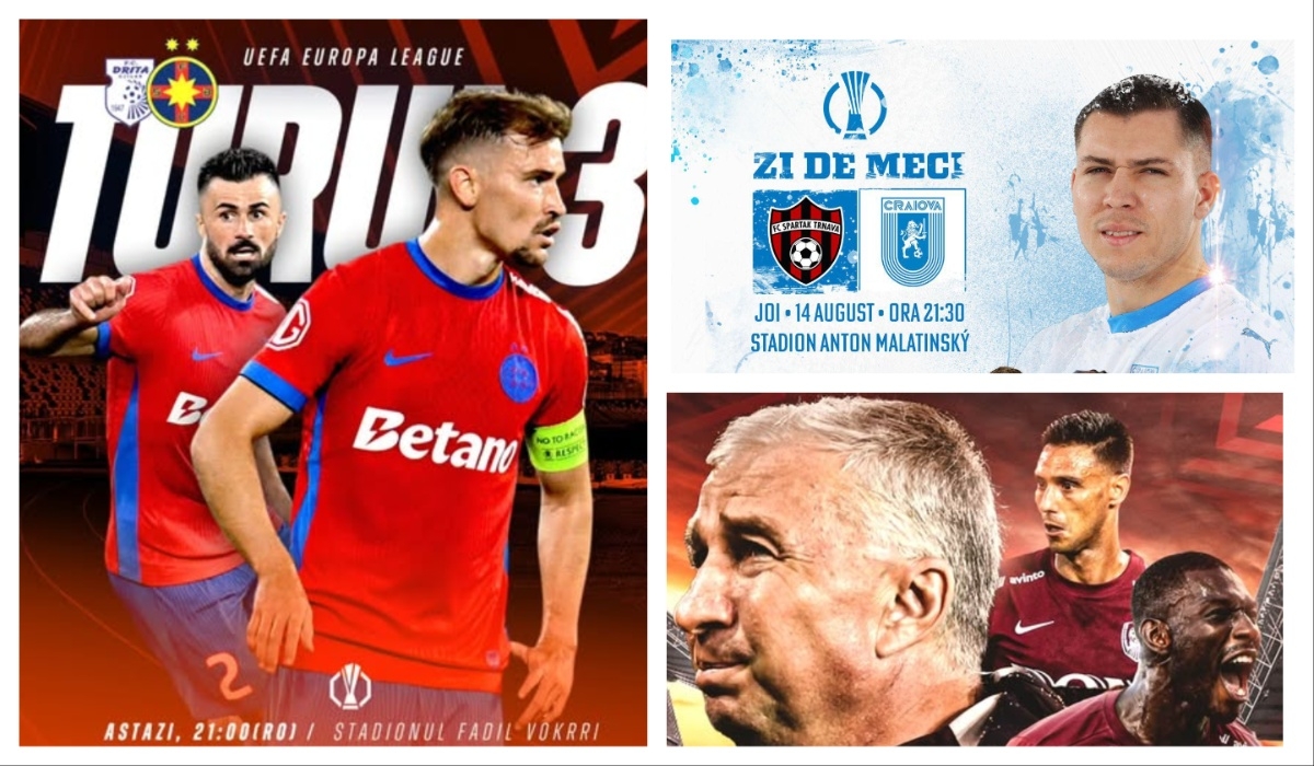 LIVE – FCSB, CFR și Craiova se luptă pentru biletul de acces în play-off Europa League, respectiv Conference League