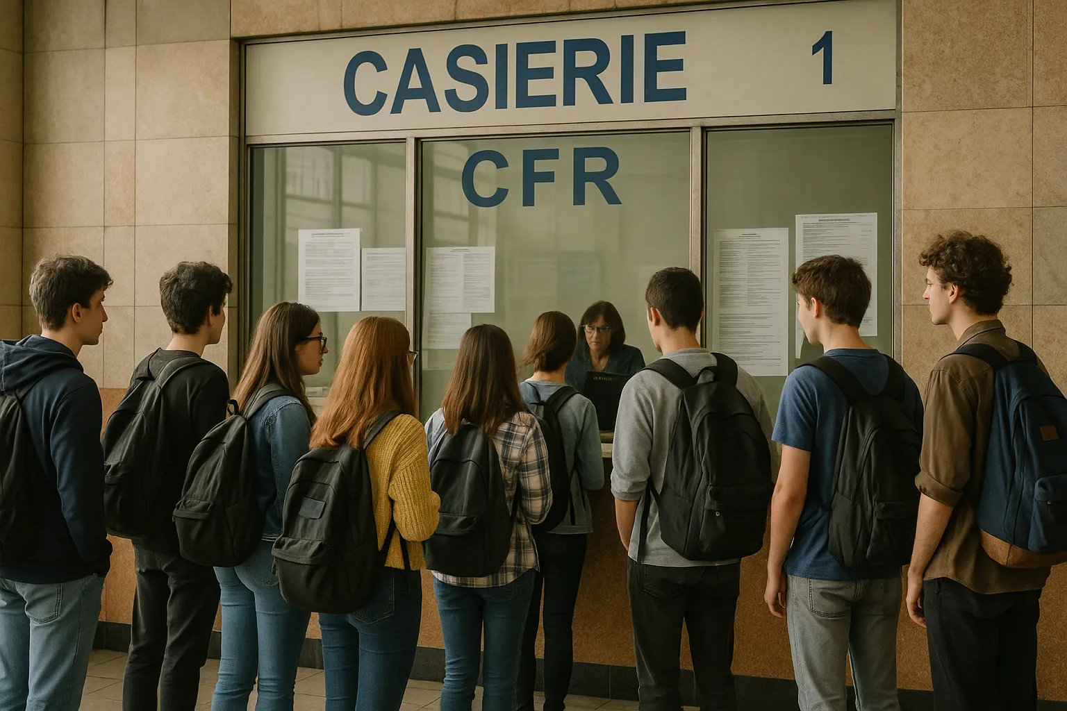 Digitalizare, varianta românească: Studenții cu carte electronică, trimiși de CFR după 'hârtia doveditoare' abia când ajung în fața ghișeului
