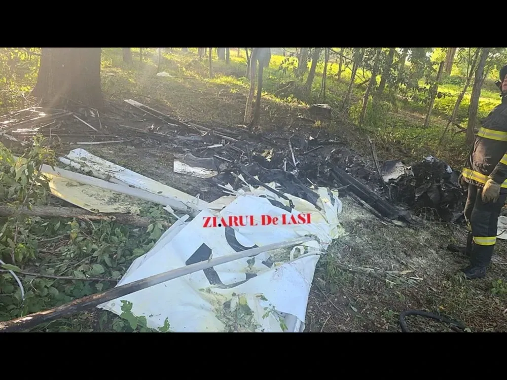 Președintele AUR Iași, despre consilierul rănit în accidentul aviatic: Un pilot cu experiență și foarte precaut, avionul era într-o stare foarte bună