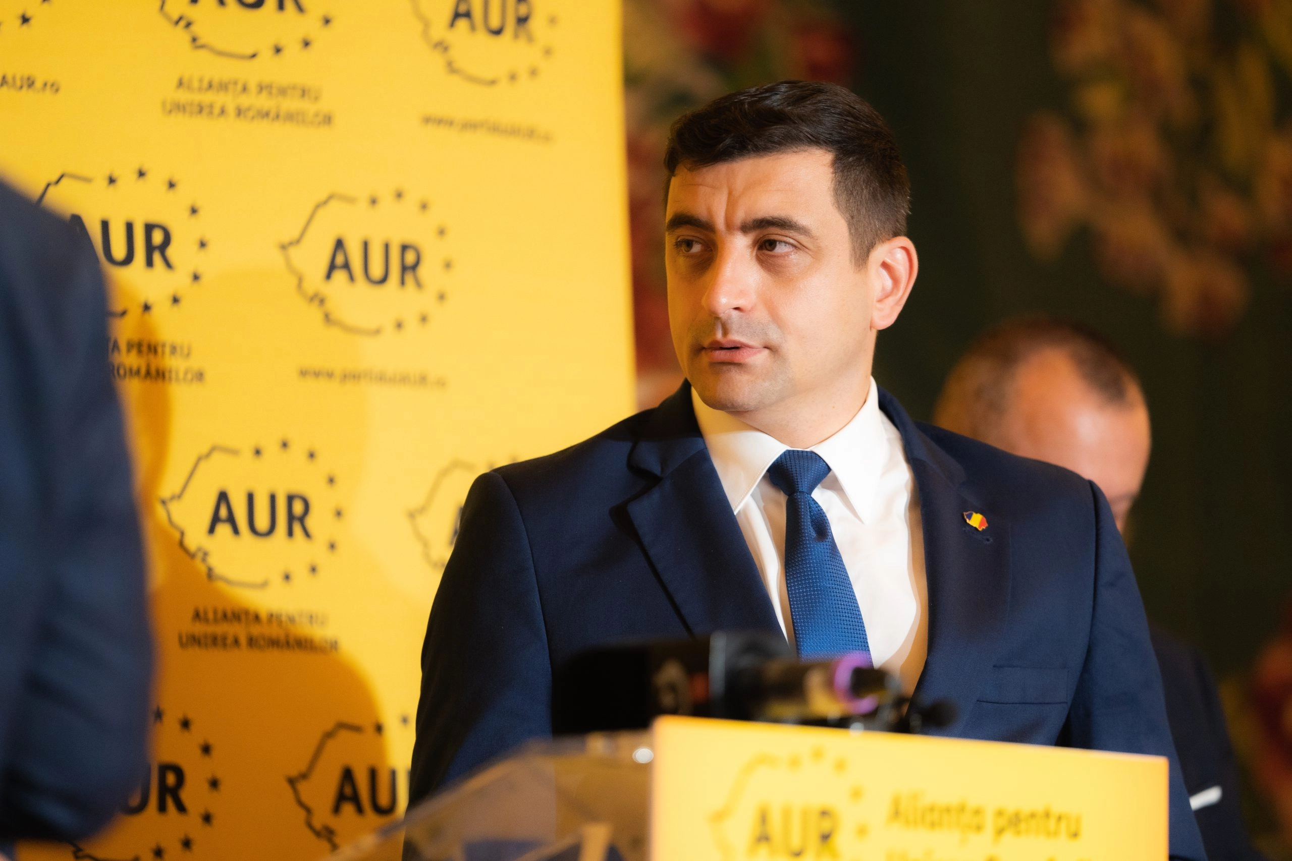 George Simion, foarte bucuros că partidele de dreapta câștigă în toată Europa. Liderul AUR vrea să obțină 50% la alegeri