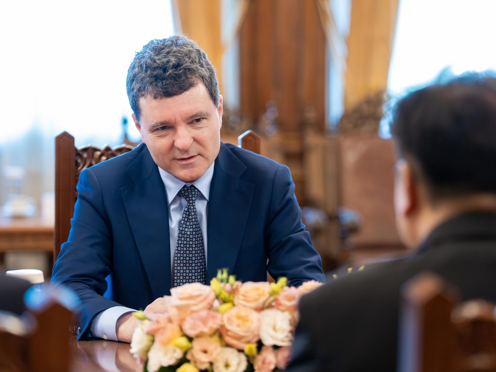 VIDEO Nicușor Dan, discuții cruciale pentru România cu președintele Consiliului European: S-a discutat despre noul buget al UE