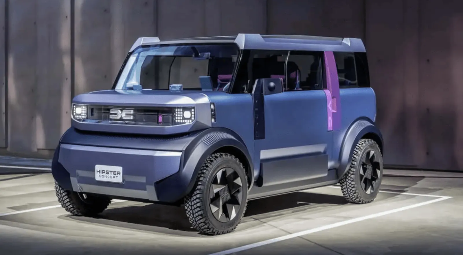 VIDEO Premieră mondială – Dacia Hipster Concept, mai mică decât Spring, mai ieftină și încape oriunde