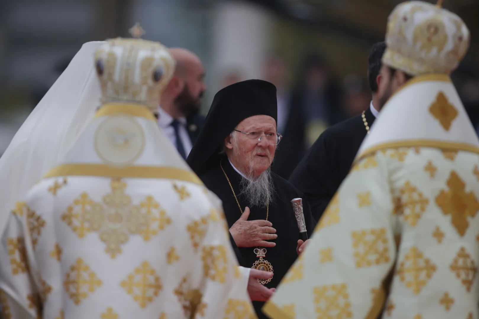 Patriarhul Ecumenic Bartolomeu I primește o distincție de la președintele României