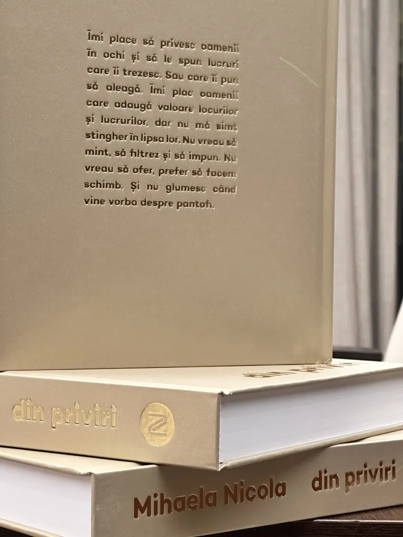 Din Priviri, un volum-manifest de outfluencer semnat de Mihaela Nicola