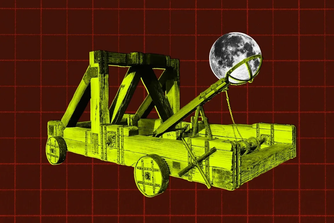 Musk schimbă macazul: Vrea să construiască o catapultă electromagnetică uriașă, instalată pe Lună