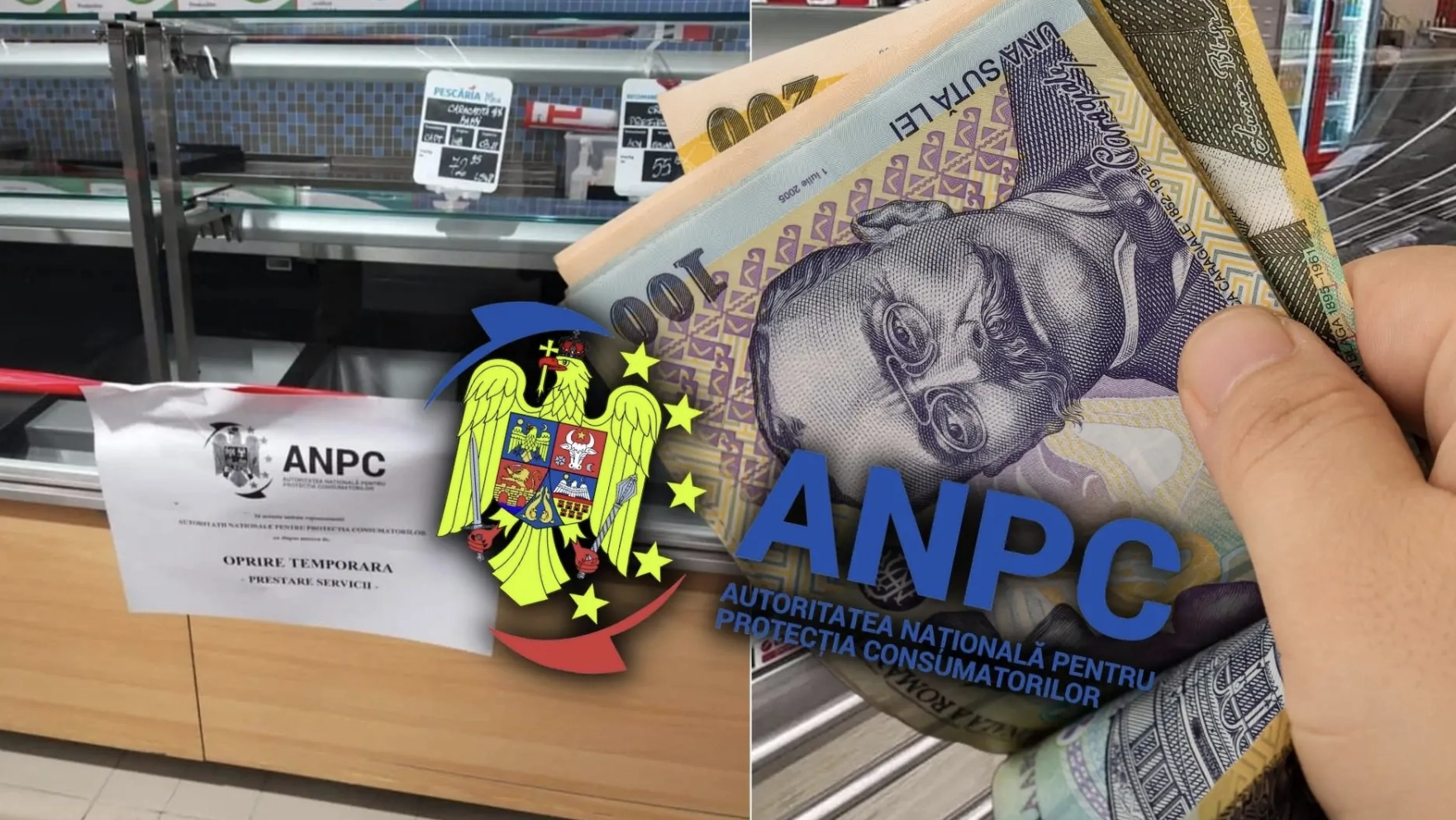 ANPC a amendat mii de firme în doar 5 zile. Nereguli grave descoperite în toată țara: mucegai, produse expirate și igienă precară