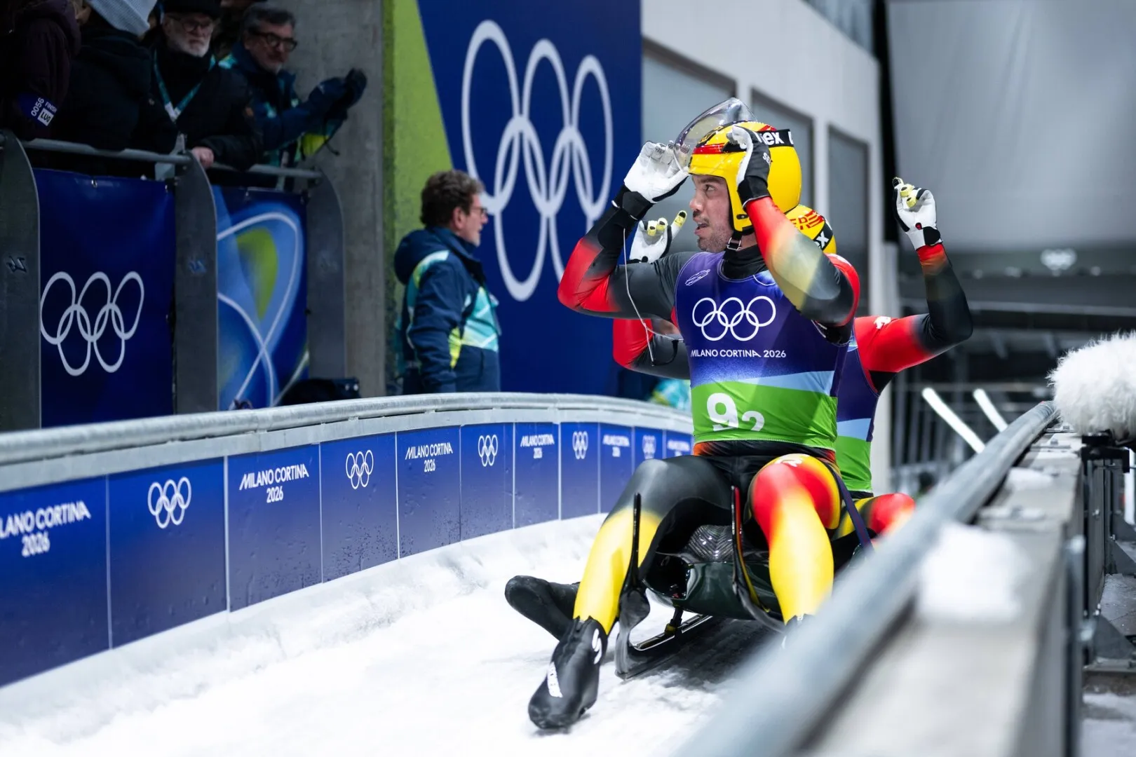 Incident la Jocurile Olimpice: un român a rupt clanța vestiarului și a blocat Germania înainte de aurul olimpic la sanie