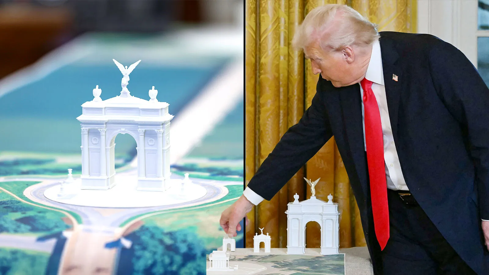 Trump își face Arc de Triumf. Cum ar arăta mega-structura gândită de președintele SUA
