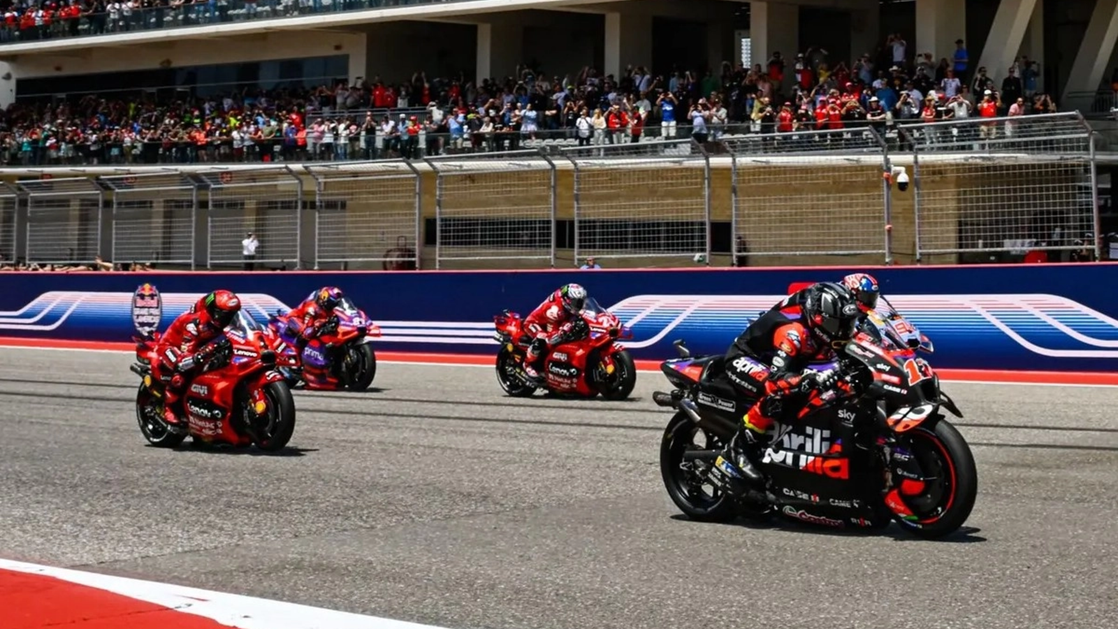 Pilotul spaniol Jorge Martin a câştigat cursa de sprint a Marelui Premiu al Statelor Unite la MotoGP
