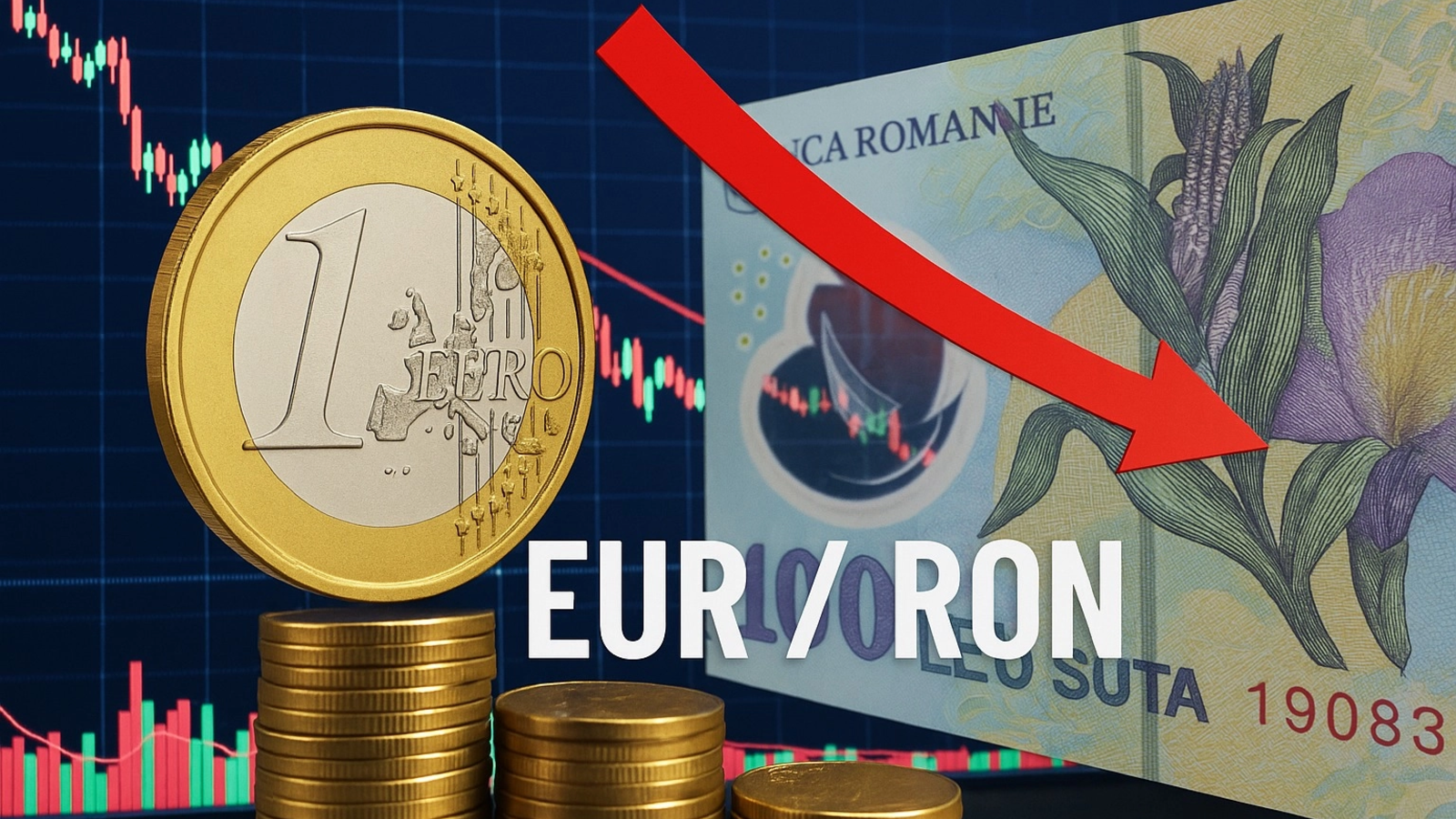 Leul sub presiune, scenarii alarmante: economiștii avertizează că euro poate urca spre 7–8 lei în plină criză politică